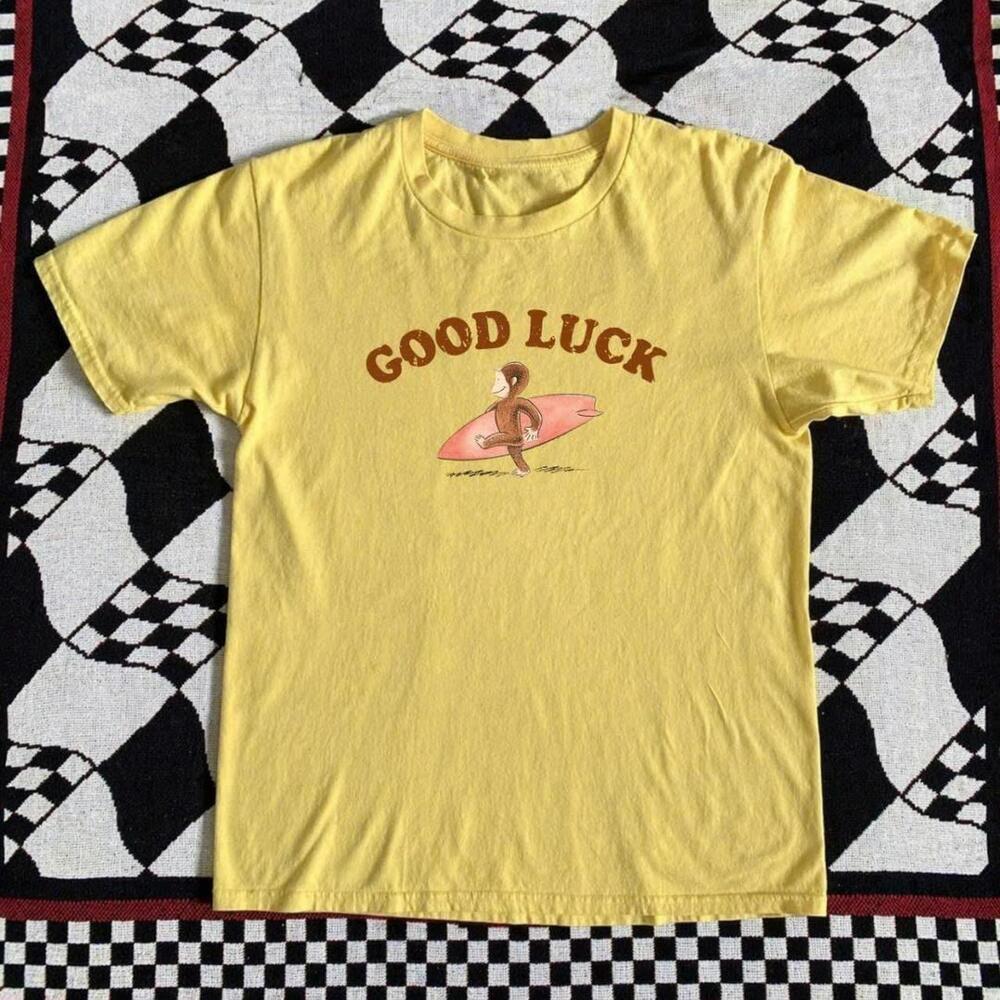 Yellow Surfing Graphic Tee